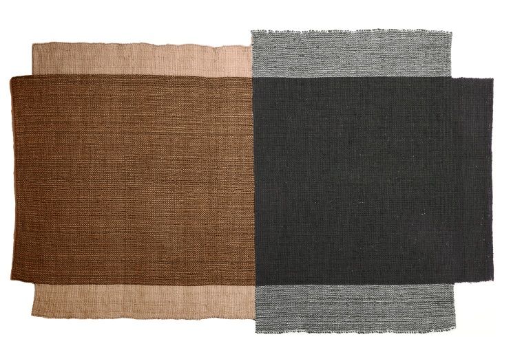 Nobsa Rug Small Carpet ames Bottle green / Ochre