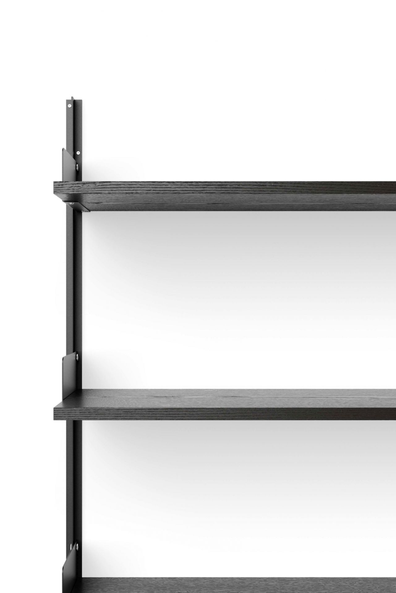 Wall Shelf 450 Black Ash New Works