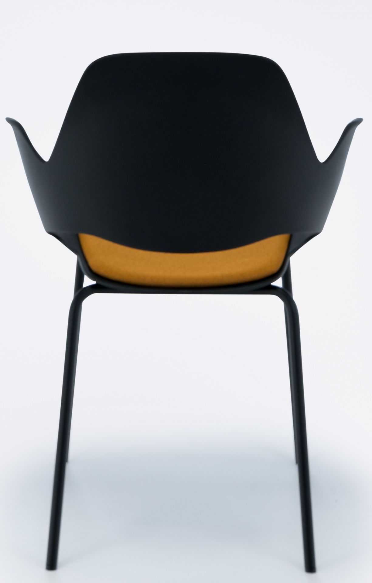 Falk Armchair Legs in black powder coated metal Houe