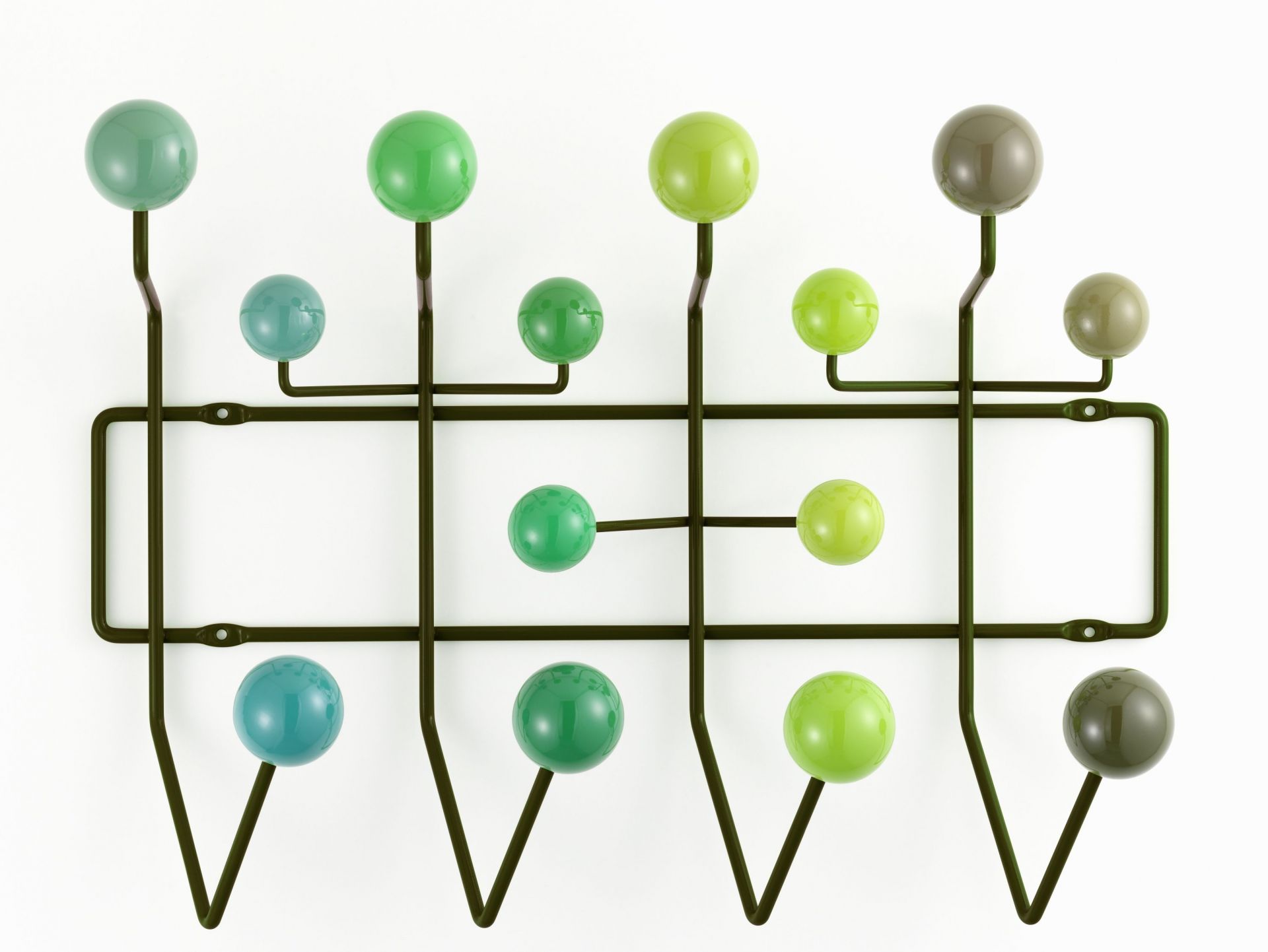Eames Hang it all wardrobe green Vitra