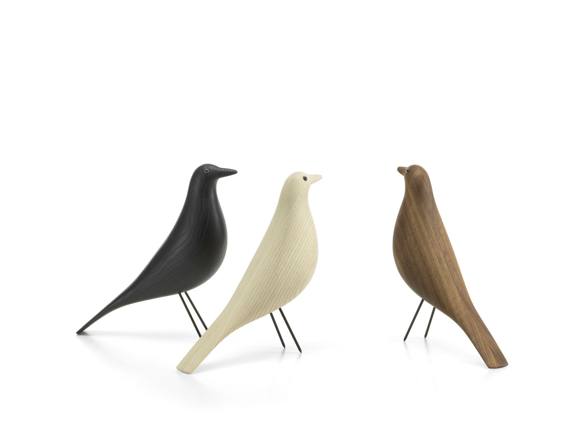 Eames House Bird sculpture white oiled ash Vitra New version