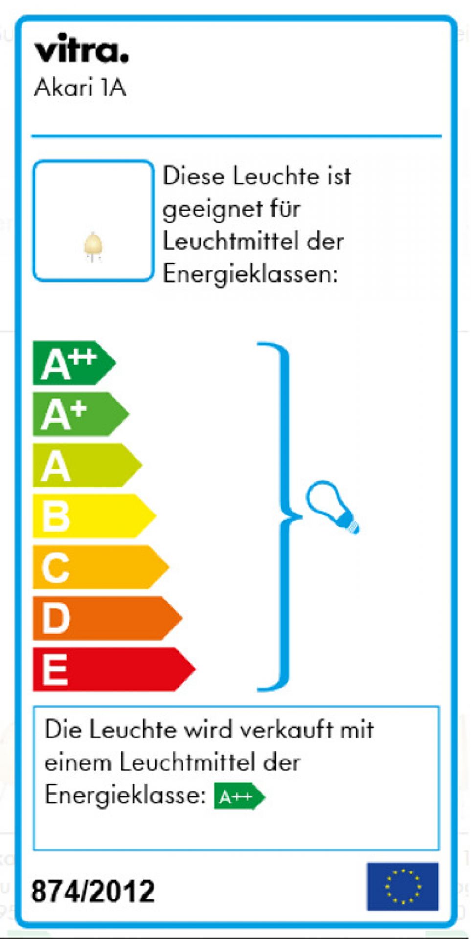 Akari 1A table lamp Vitra
