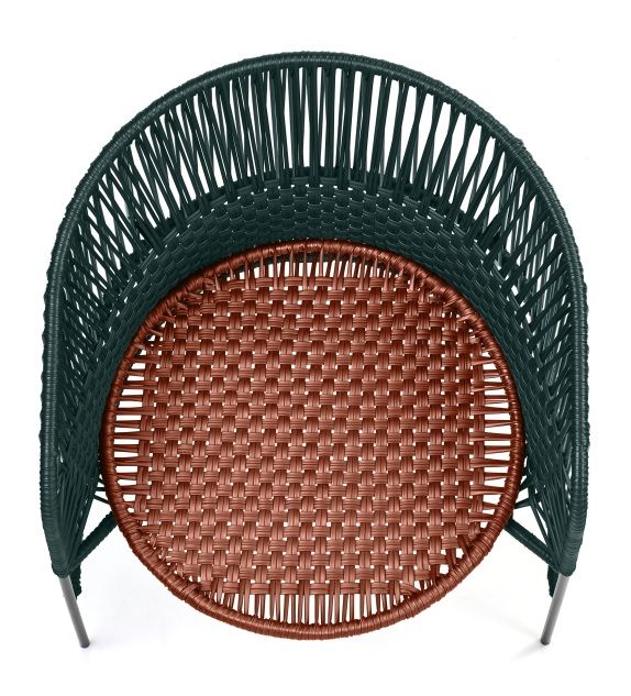 Caribe Chic Lounge Chair Lounge Chair Outdoor ames  Moss green / Copper / Black