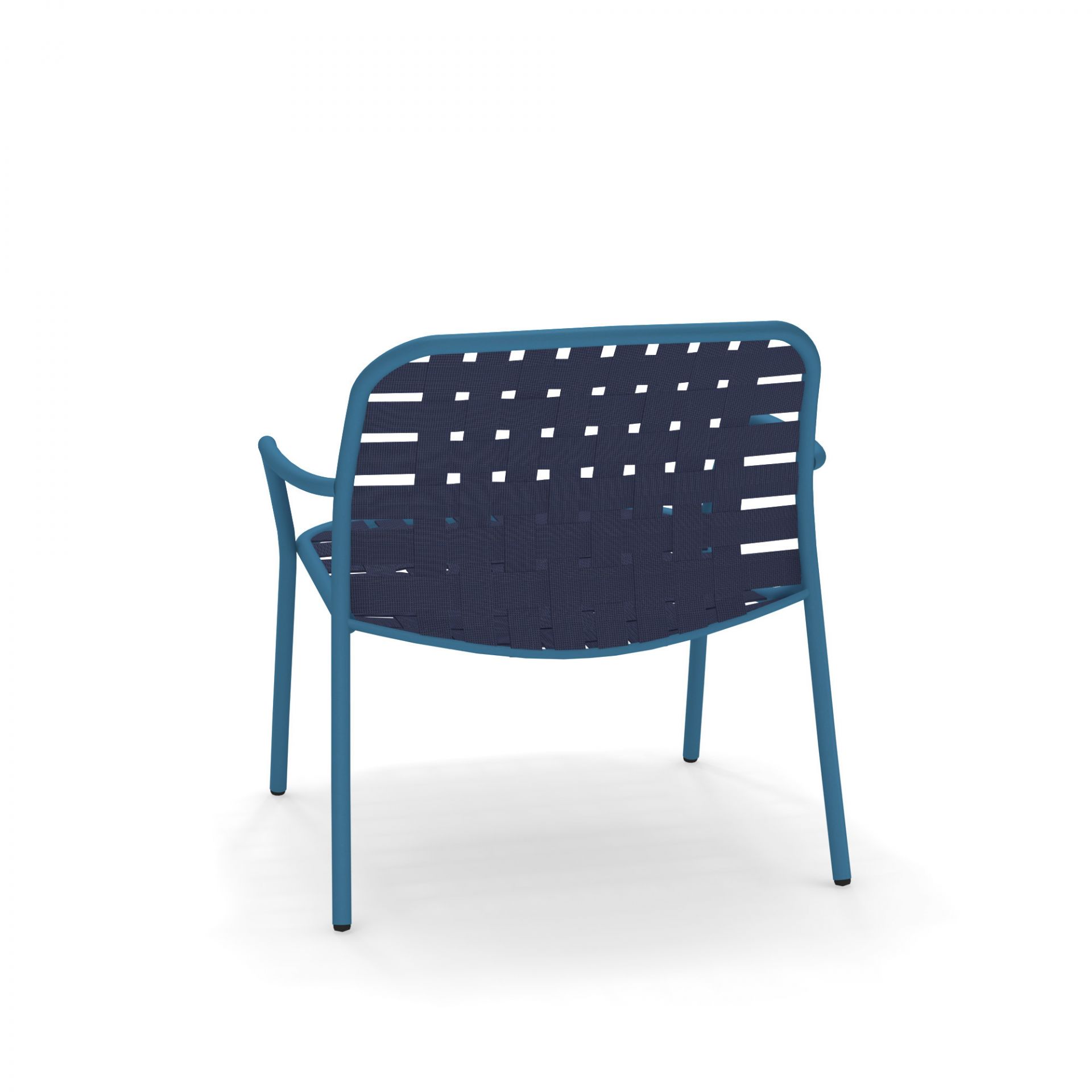 Yard Lounge Chair Sessel Emu mattweiß - braun
