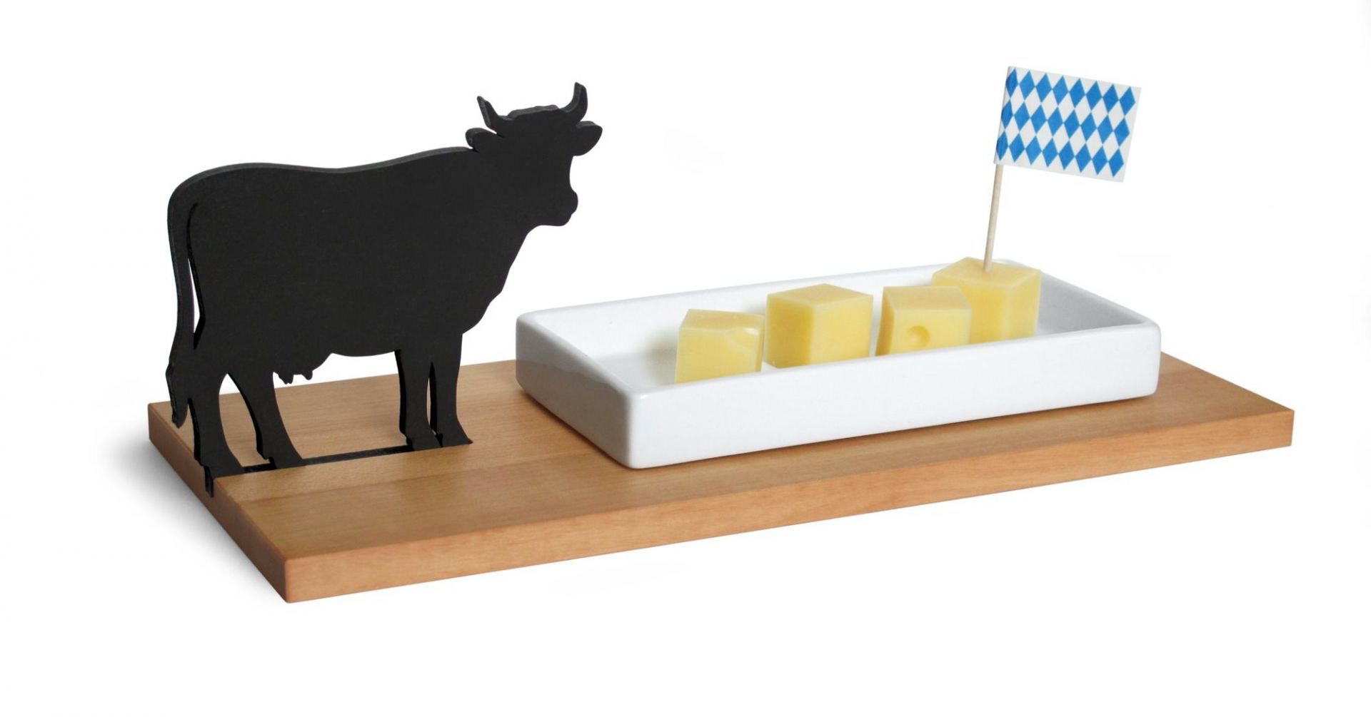 Cheese tray Cow Side by Side SINGLE PIECES