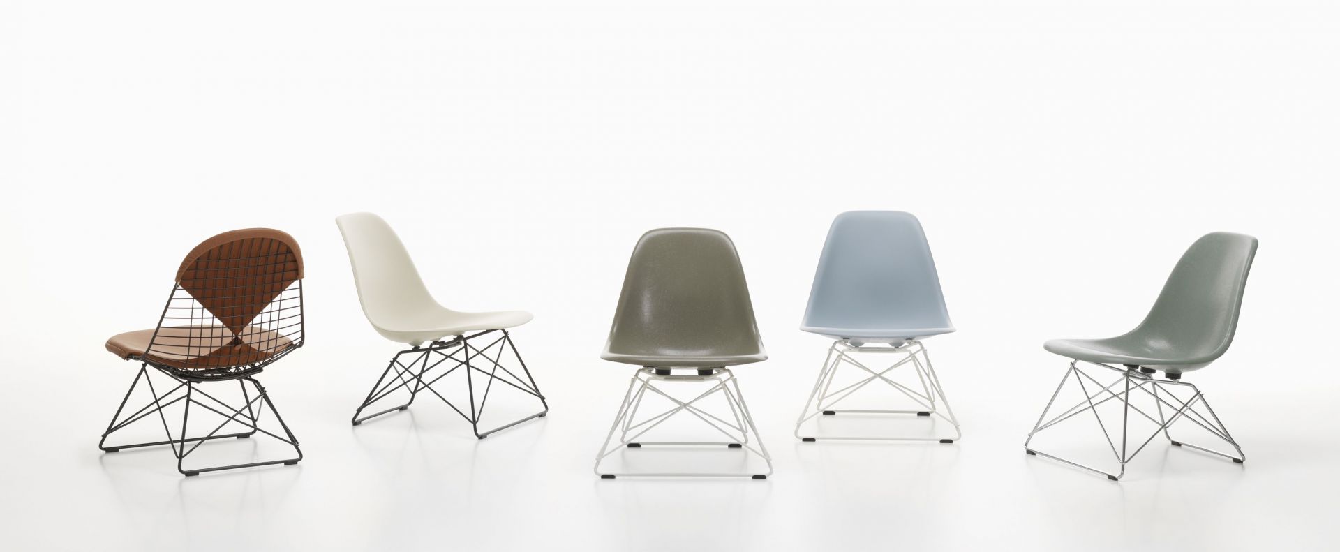 Eames Plastic Side Chair LSR Chair Vitra