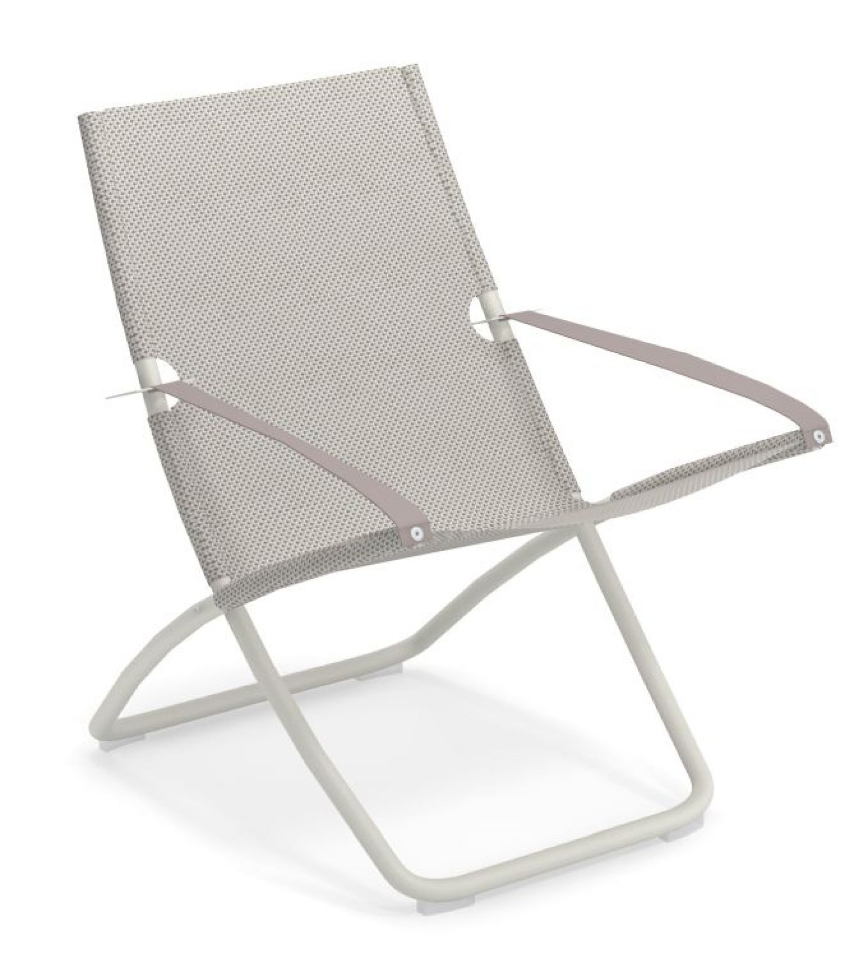 Snooze Deckchair Emu matt white - ice