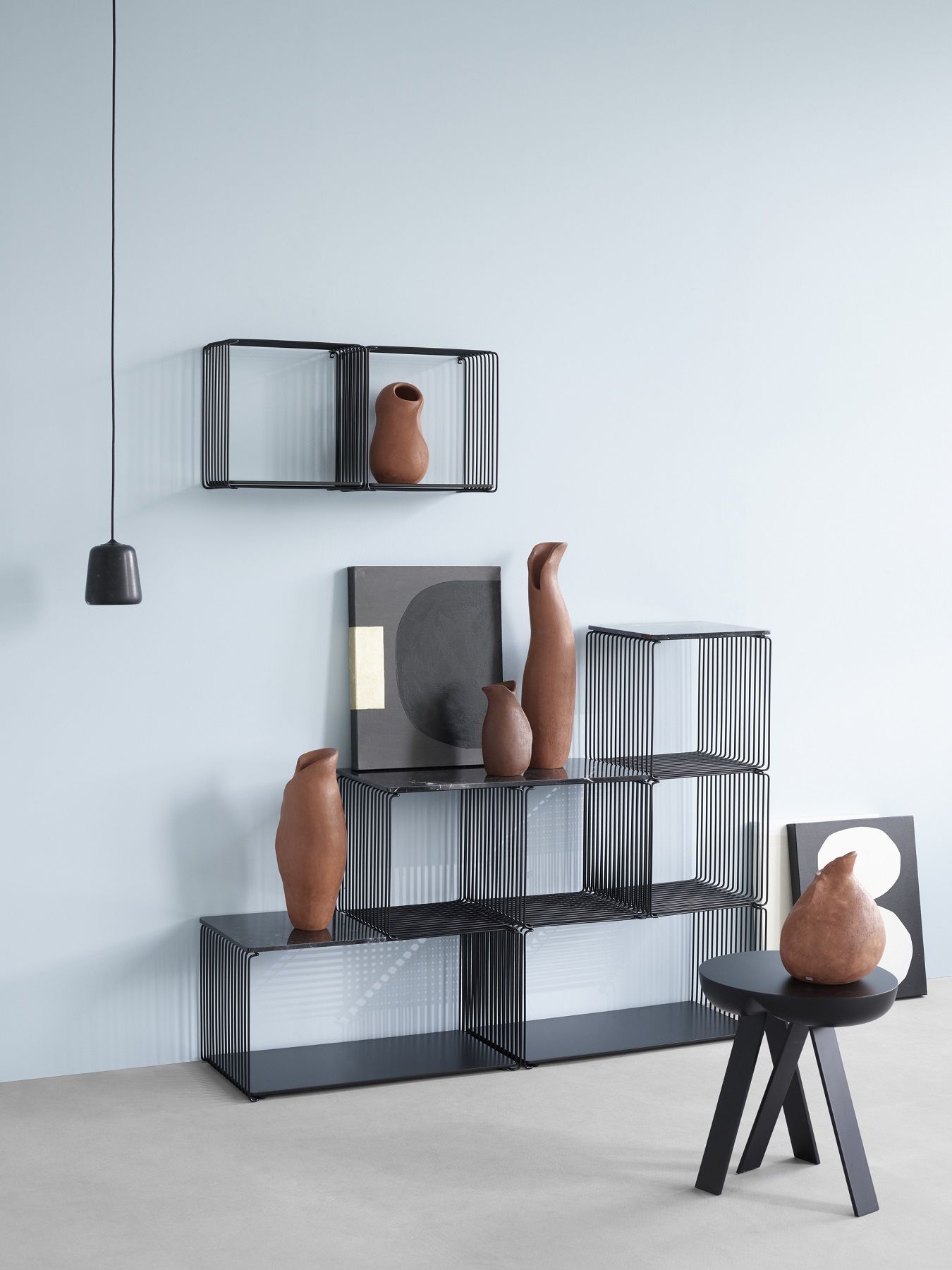 Panton Wire Extended shelving system D35 Montana QUICK SHIP