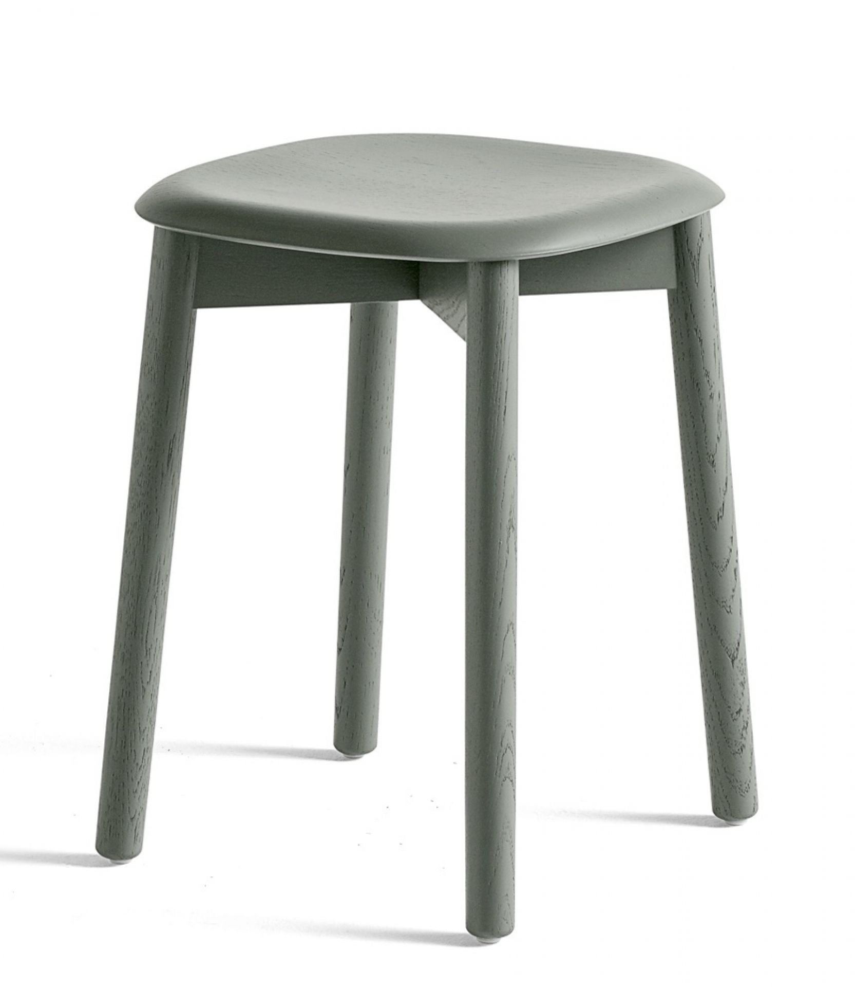 Soft Edge 72 Stool Dusty green Hay Soft Edge 72 Stool Dusty green Hay