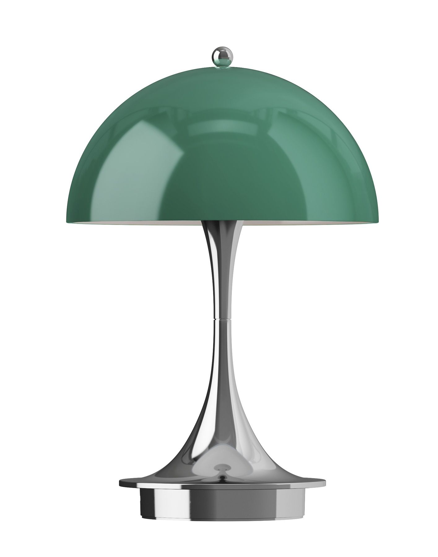 Panthella Originals 160 Portable Lamp Chrome Table lamp / Rechargeable lamp Louis Poulsen