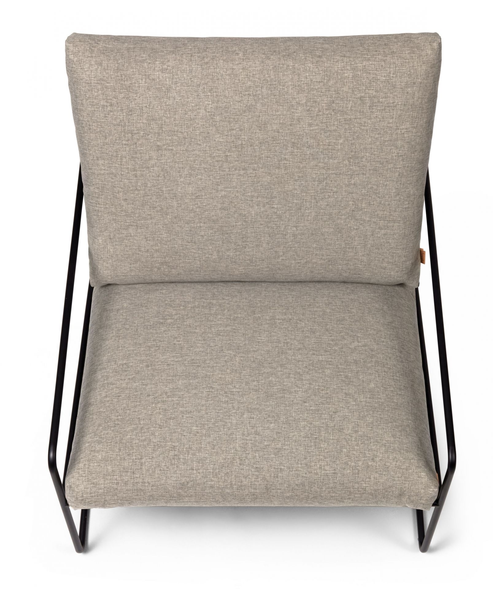 Desert 1 Seater Outdoor Armchair Black Frame Ferm Living 