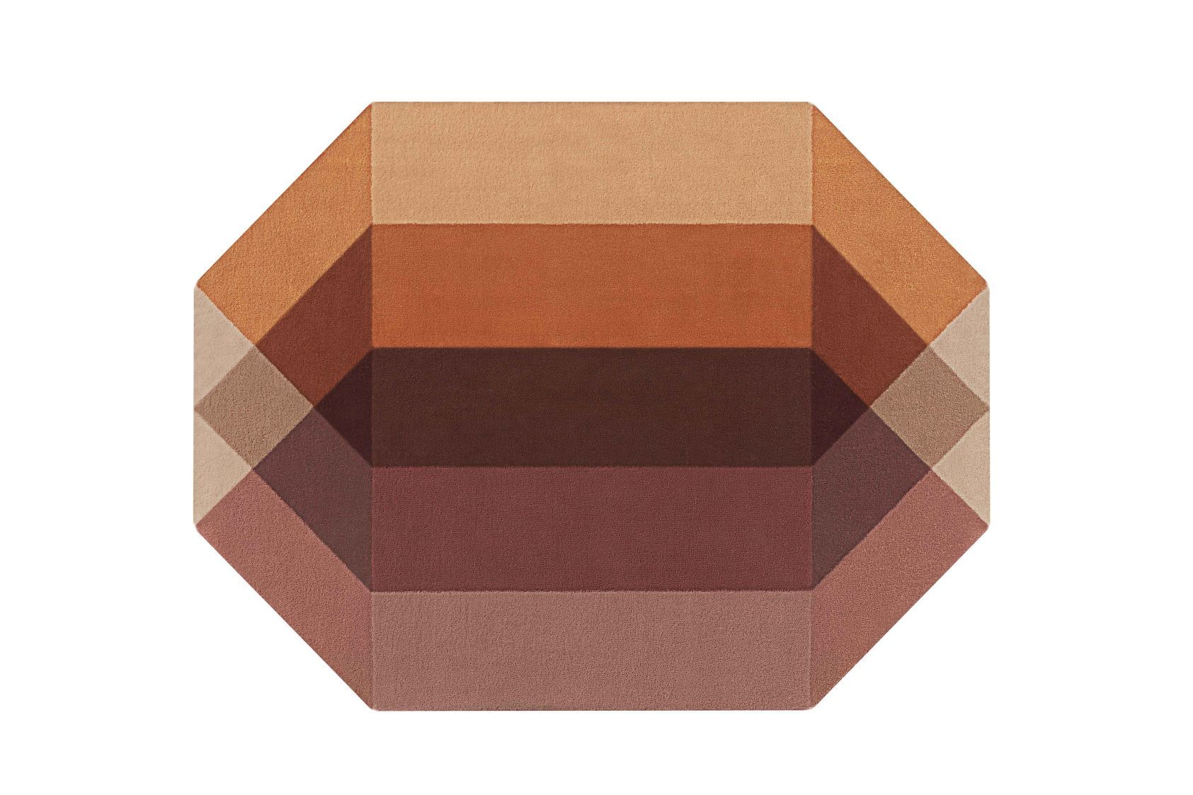 Diamond Rug Orange-Wine 300 x 390cm Gan