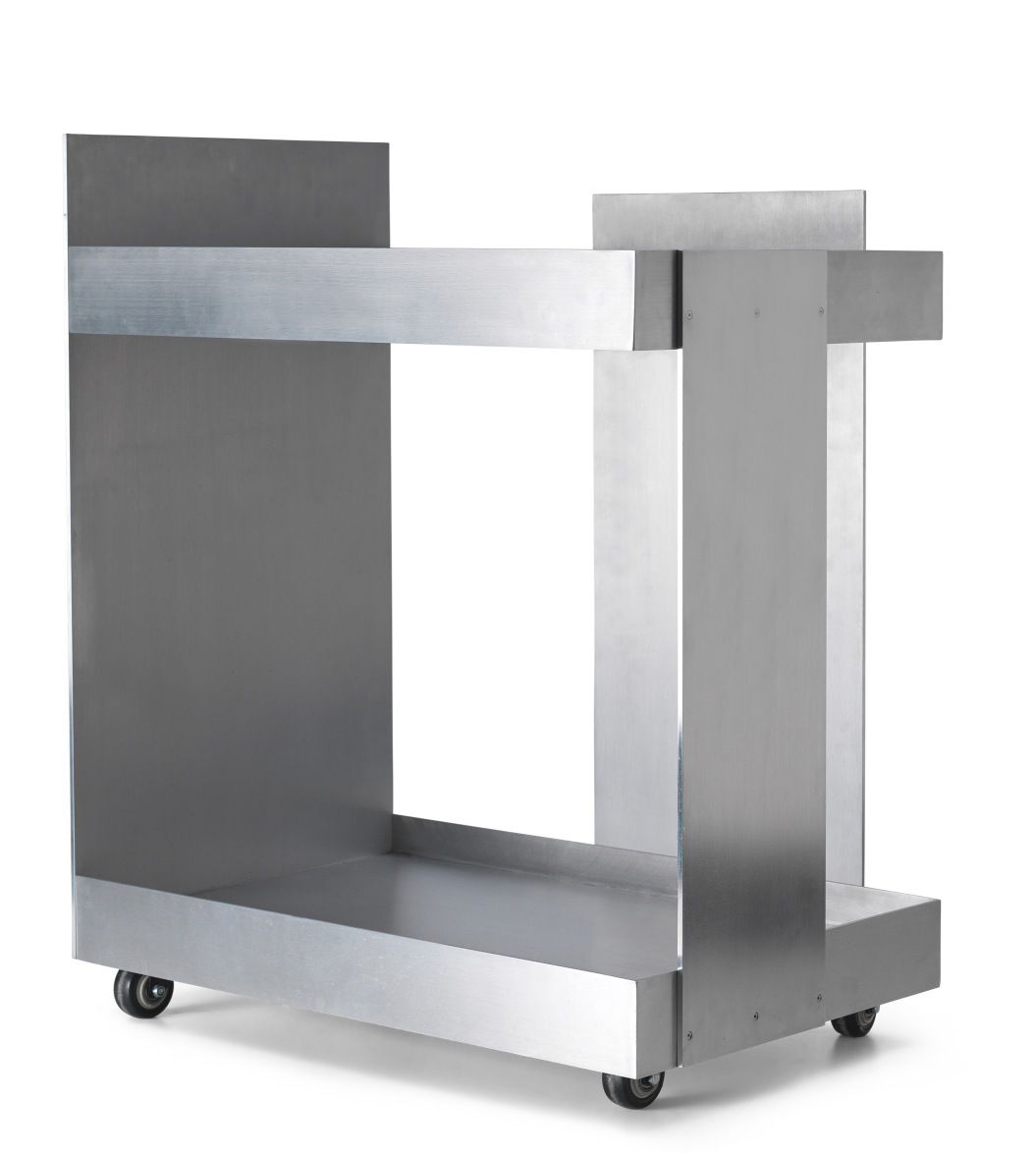 Storage trolley Aluminium serving trolley Ferm Living