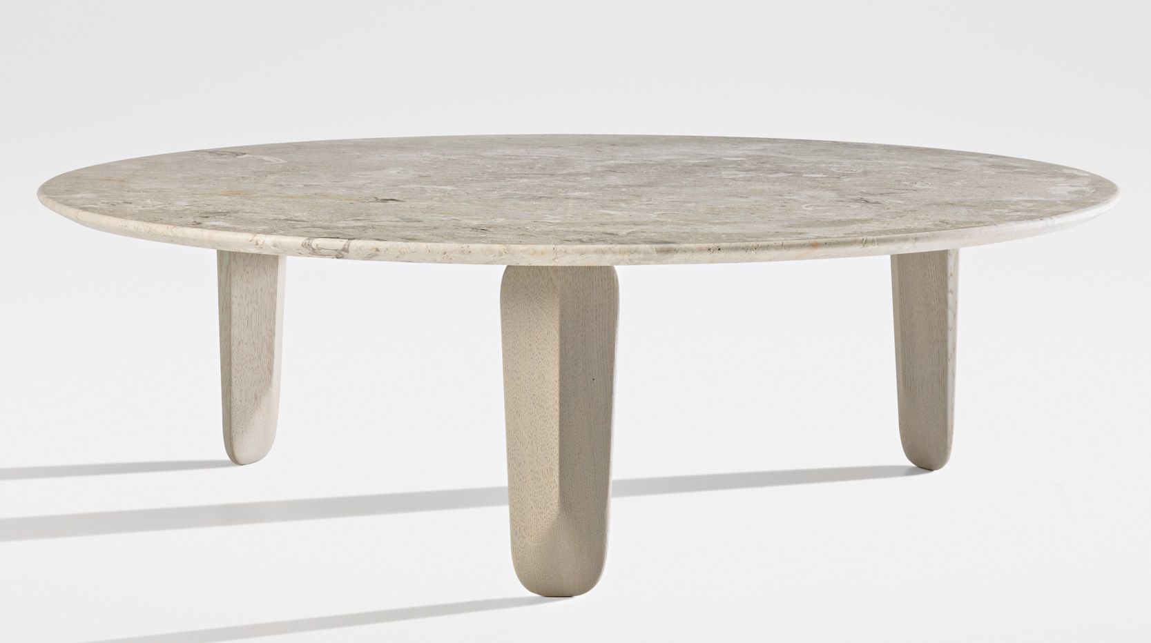 Kuyu Marble Round Marble Coffee Table Round Zeitraum
