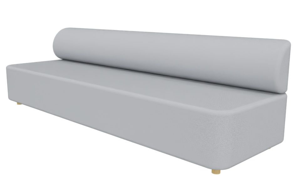 Mezza seating element with backrest Sofa Cascando 