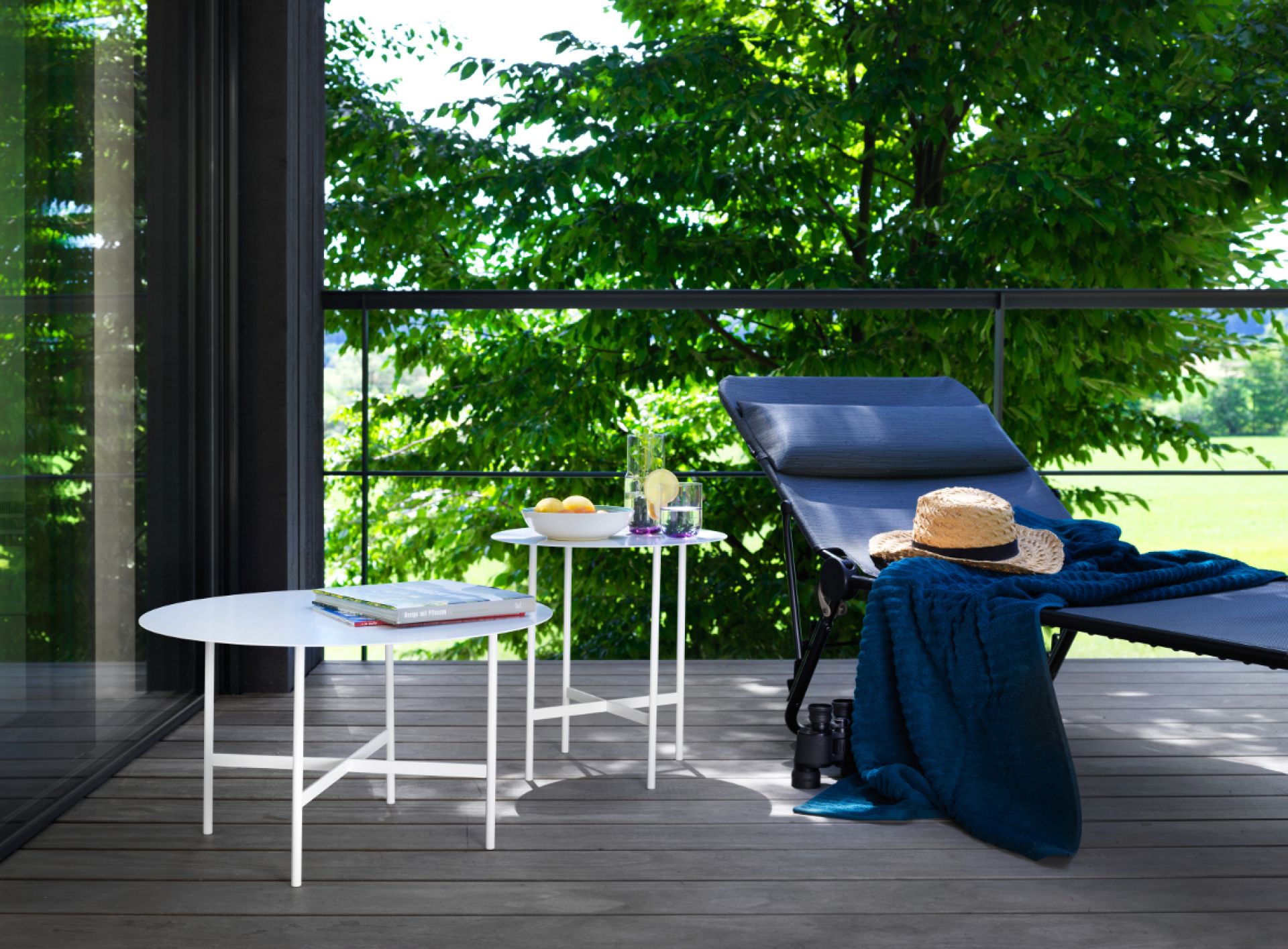 BETA coffee and side table large smoke matt Müller Möbelfabrikation