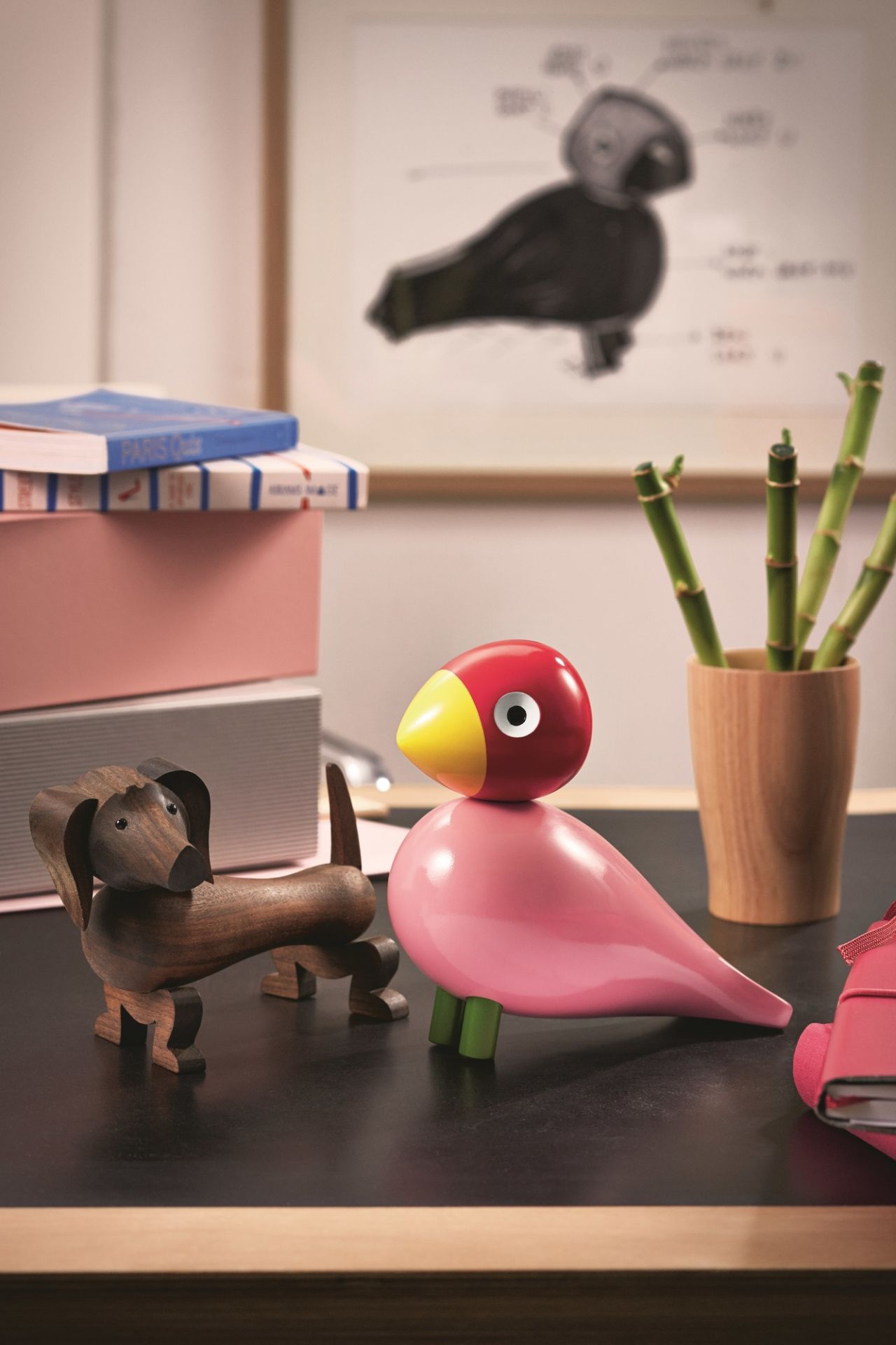 Songbirds Wooden figure Kay Bojesen Ruth