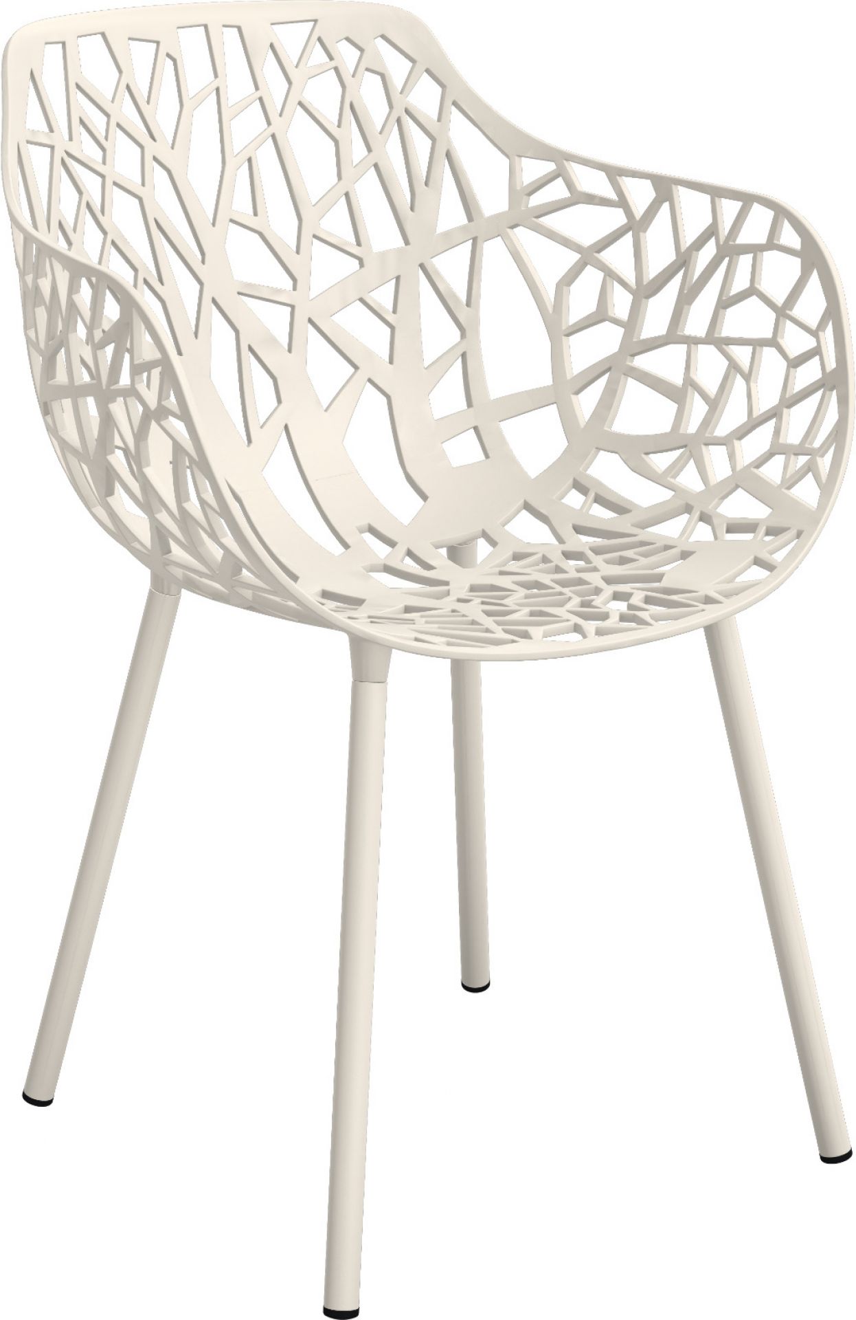 Forest Outdoor Armchair Fast white