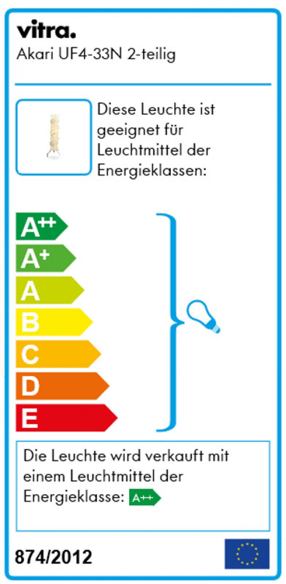 Akari Floor lamp UF4-33N Vitra