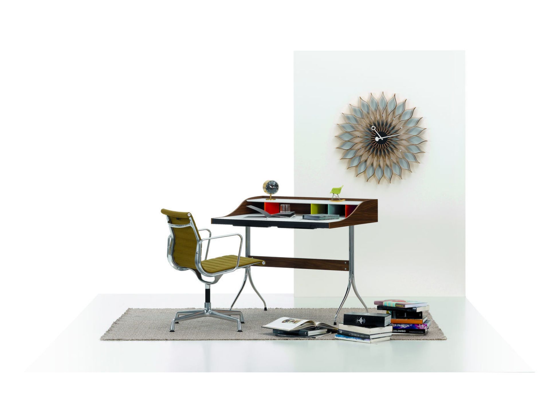 Sunflower Clock Wall Clock Vitra