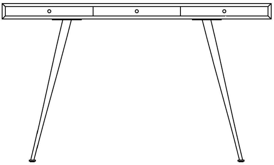 JFK Office Desk with Standard Legs Norr11