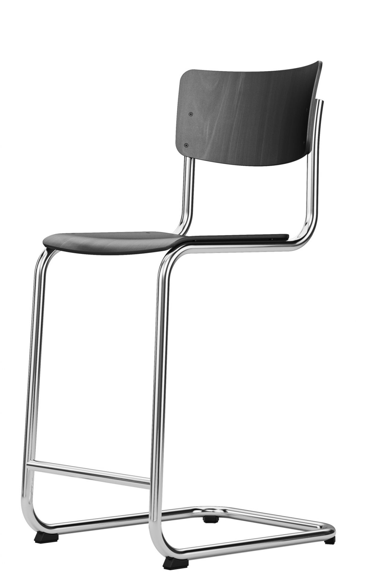 S 43 HT Tubular Steel Classic Barstool Thonet