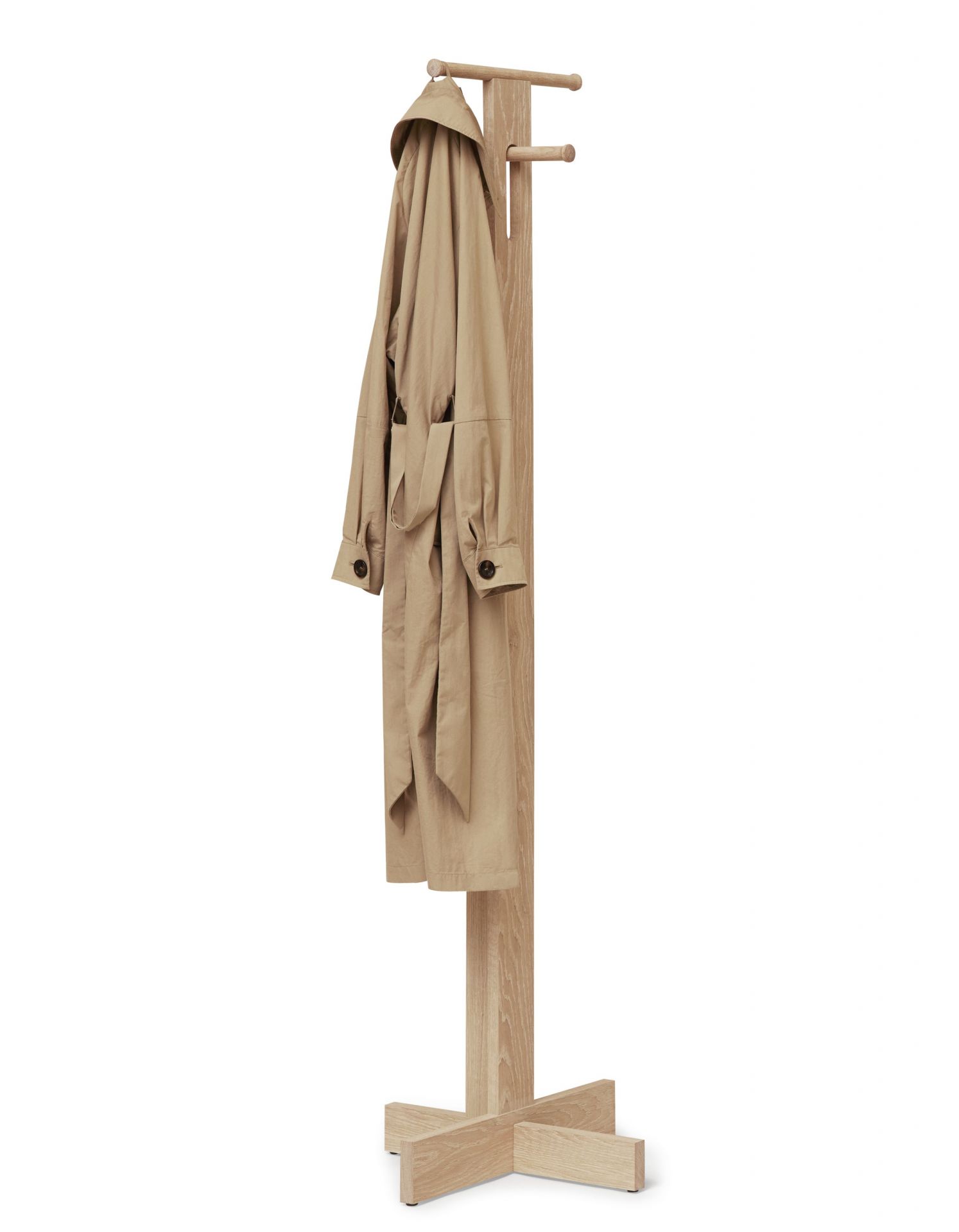 Foyer Coat Rack white oiled Form & Refine