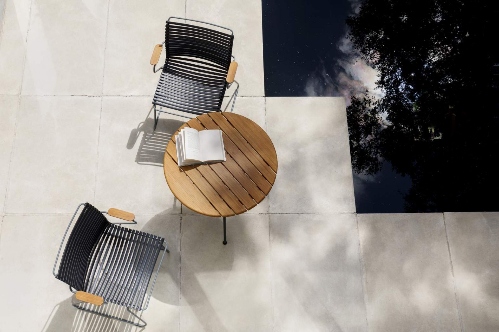 Click Chair with armrests Outdoor Houe