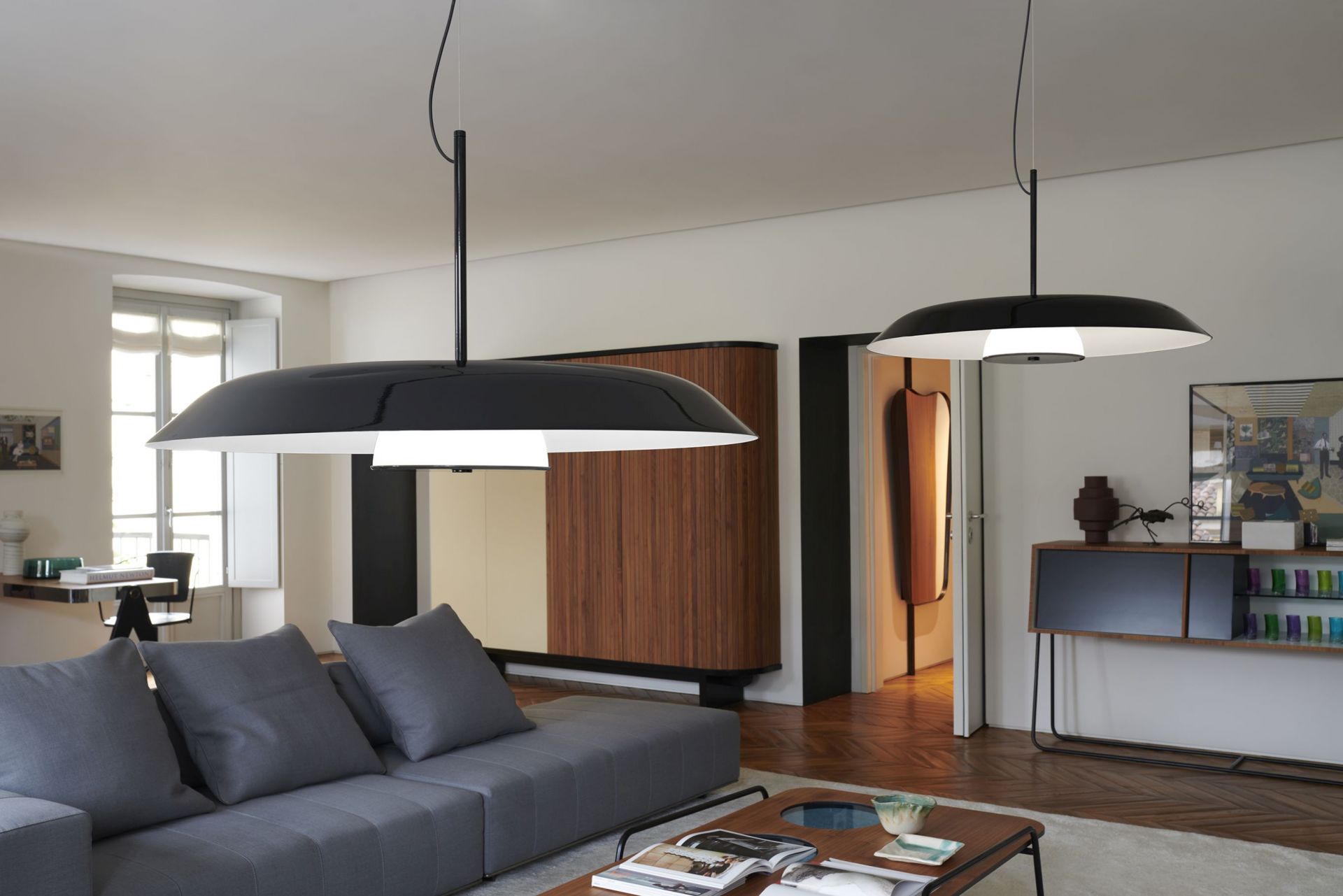 Iride 879 pendant light Ø85cm Oluce