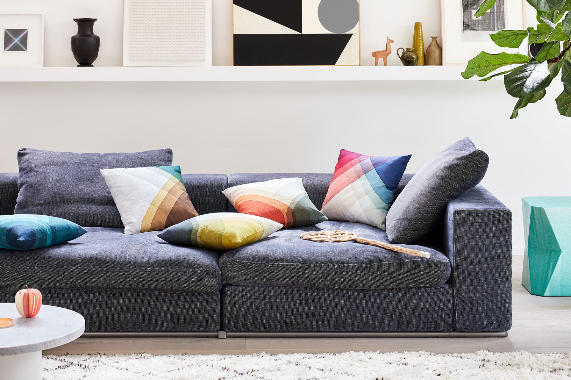 Heringbone Pillows Cushion Vitra