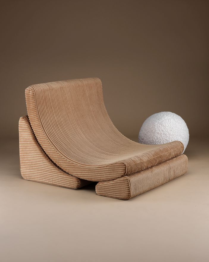 Moon children's armchair wide cord Wigiwama