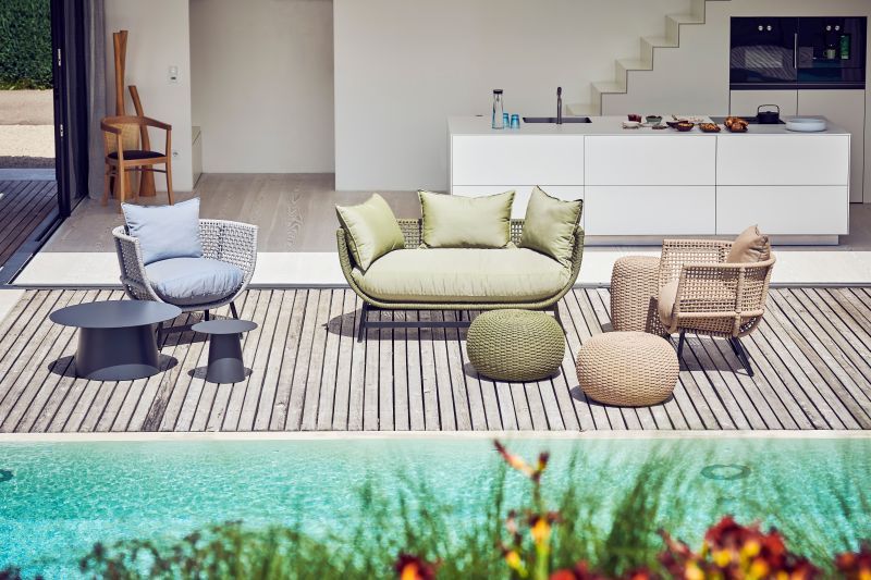 Suka Lounge Armchair Outdoor Jan Kurtz Olive
