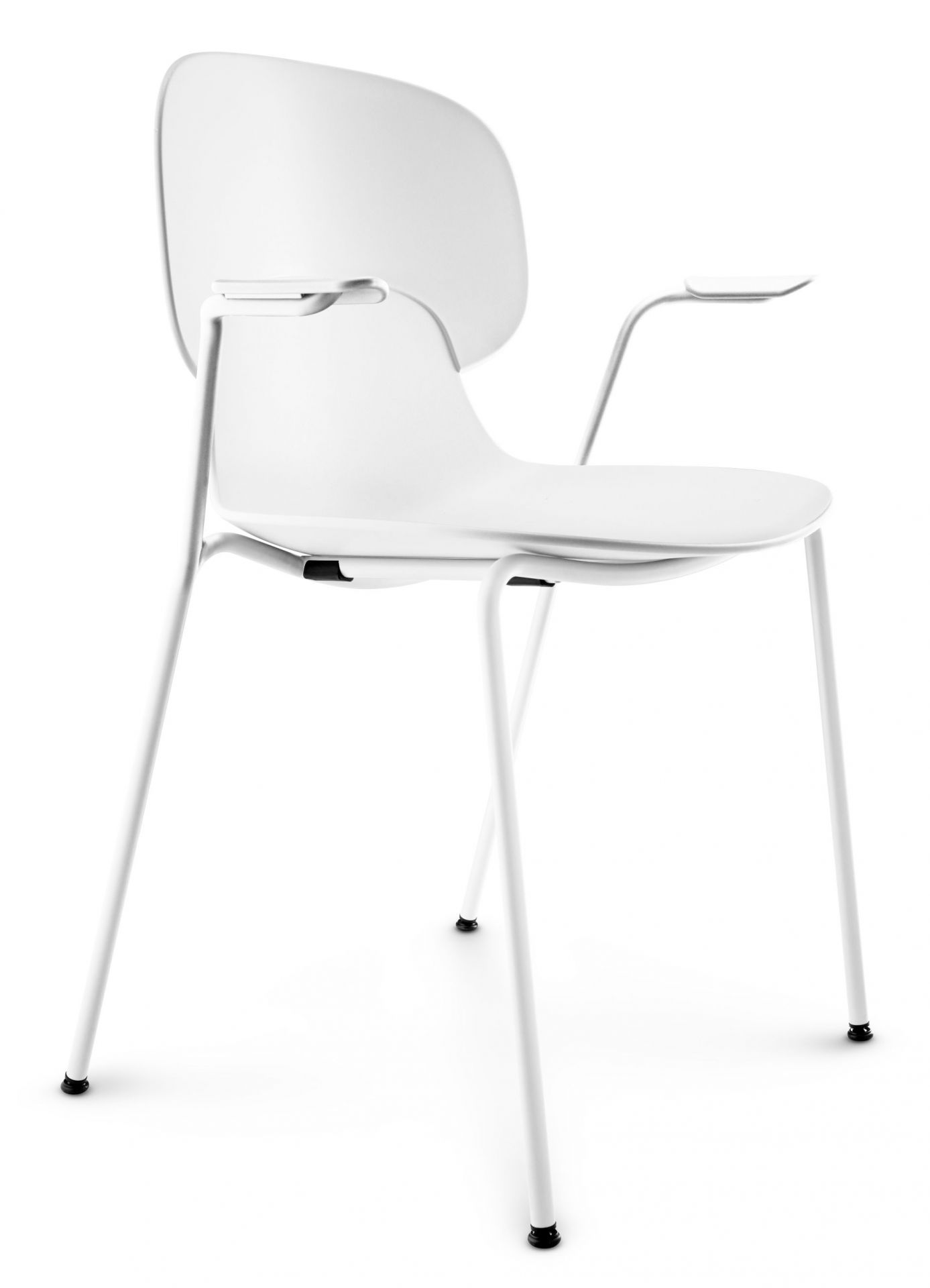Combo Chair with Armrests - White - Unupholstered Eva Solo