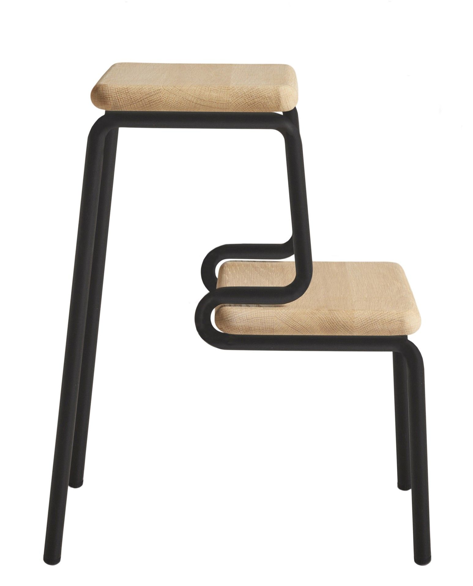 Slalom Step Stool Woud
