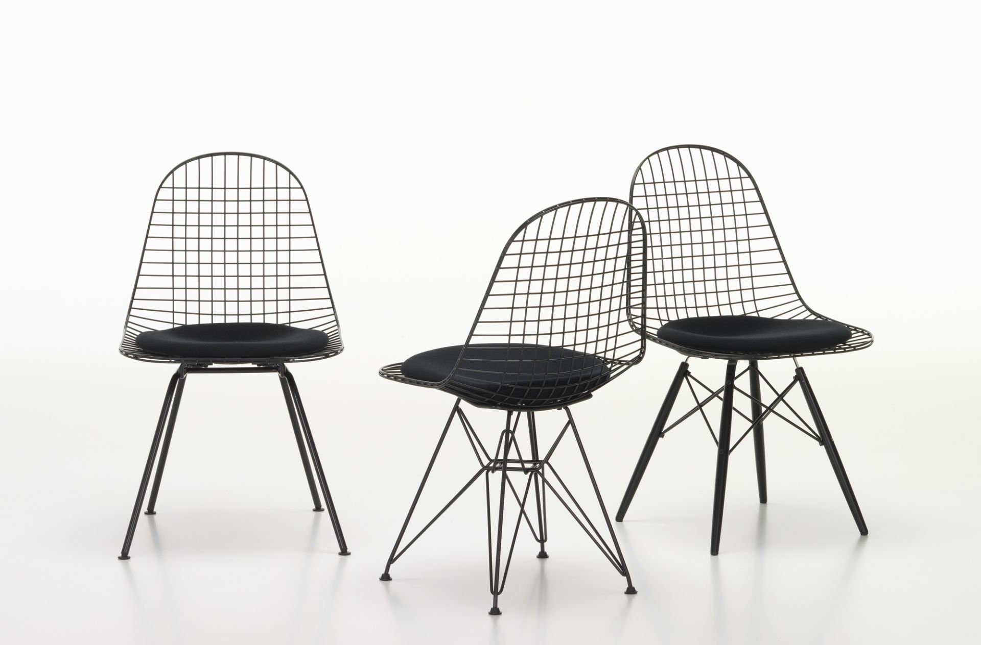 DKX-5 Wire Chair Chair with Seat Cushion Vitra