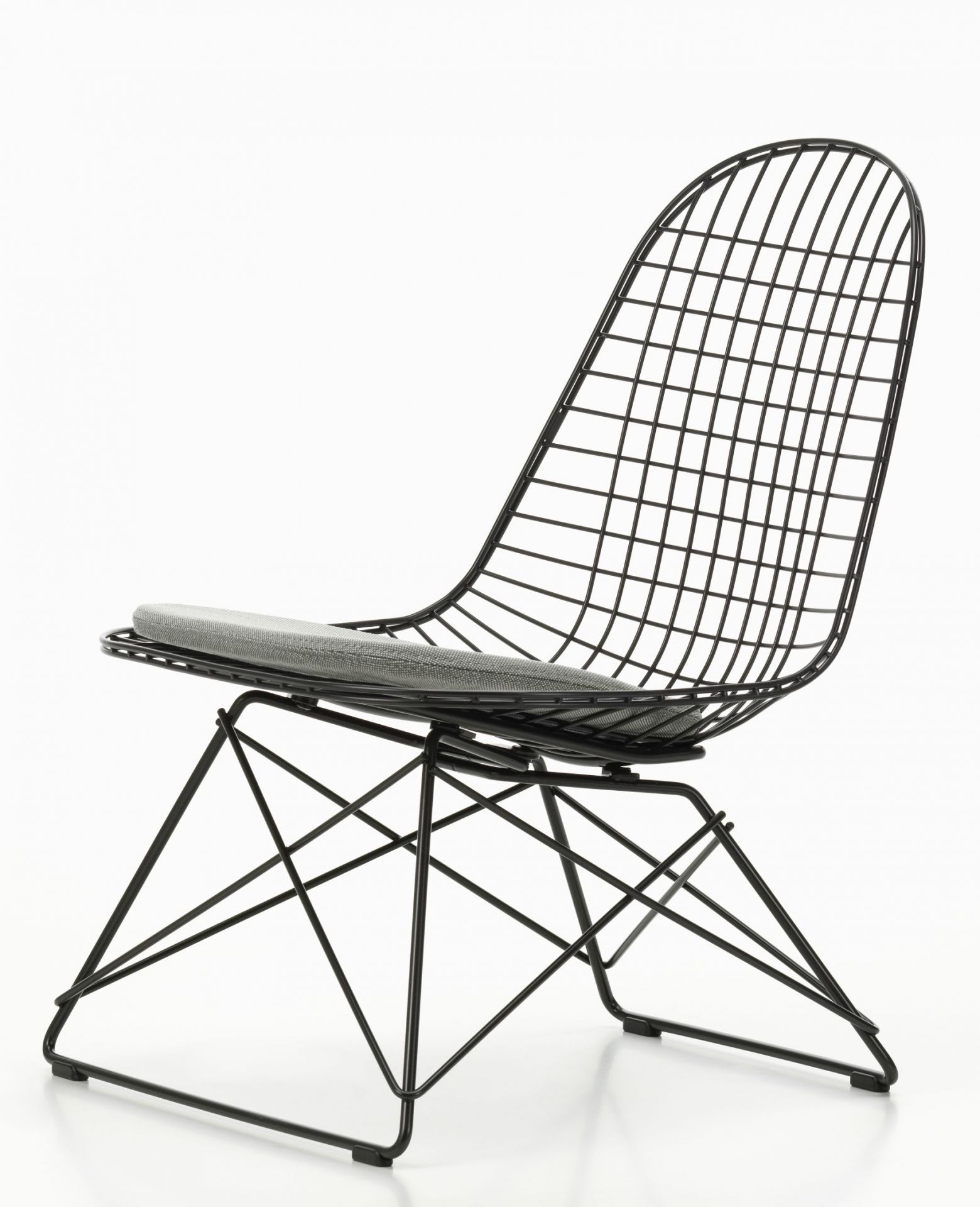 LKR-5 Wire Chair Chair with Seat Cushion Vitra