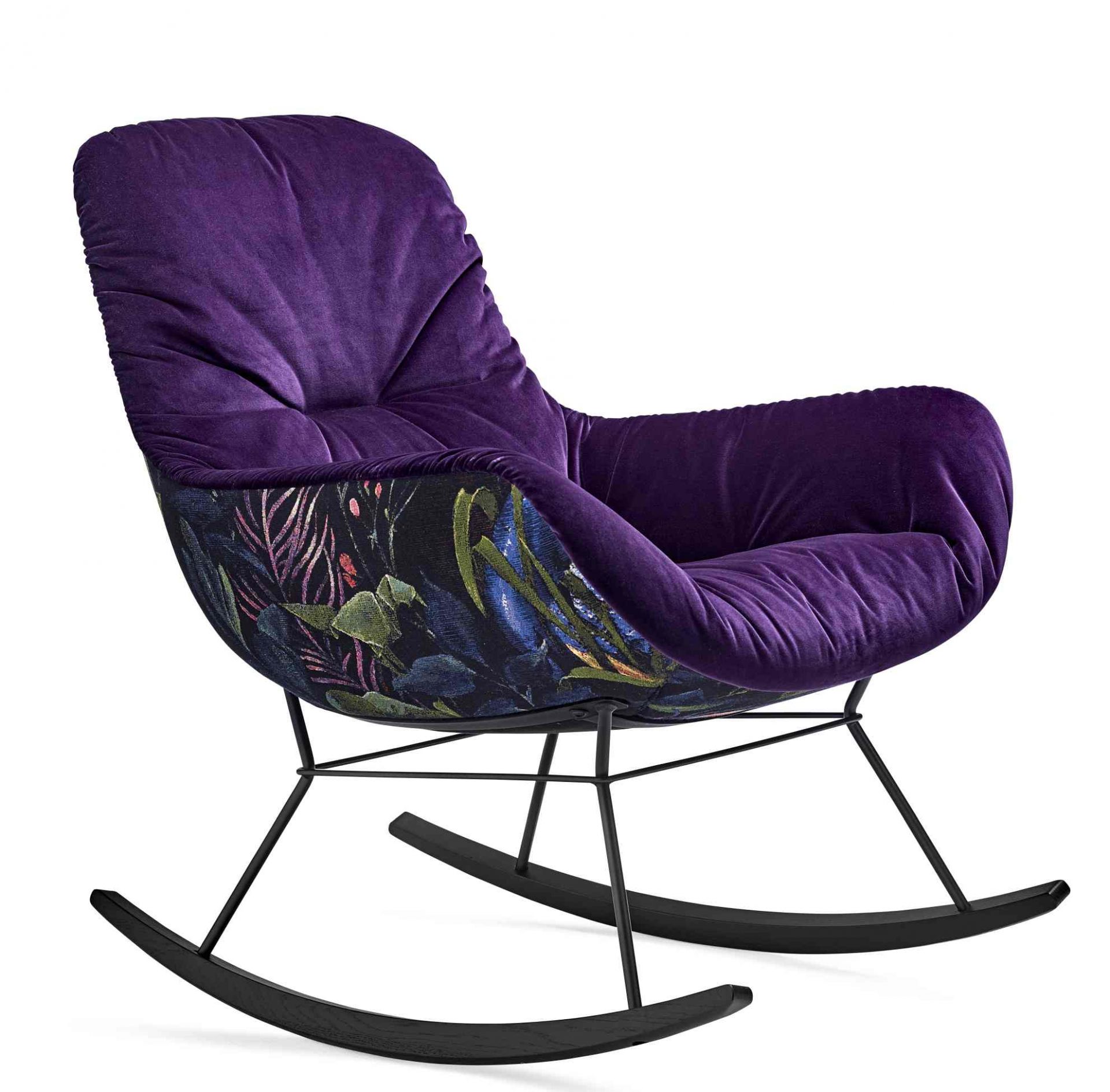 Leya Rocking Lounge Chair Freifrau Manufaktur