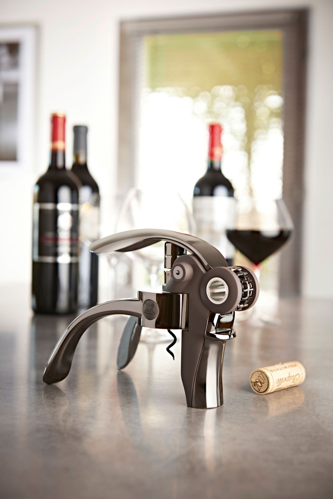 Baltaz corkscrew with lever black Peugeot SINGLE PIECES
