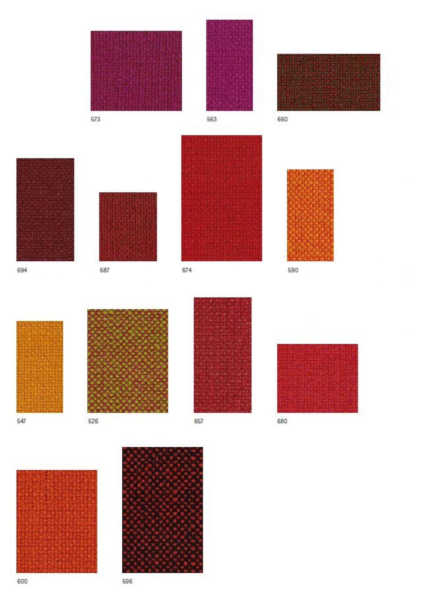 Fabric pattern card Hallingdal 65 Kvadrat