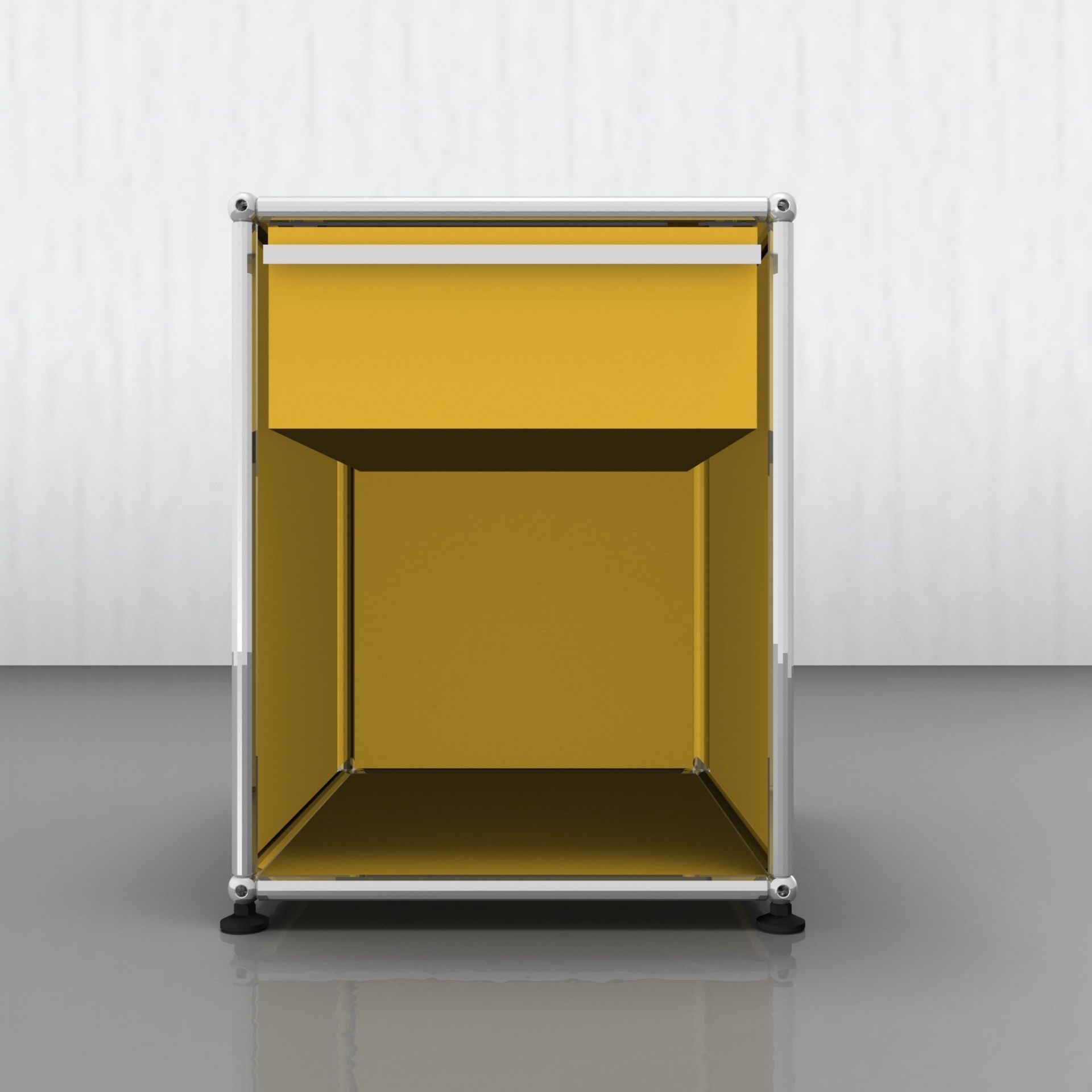 USM Haller Nachttisch goldgelb