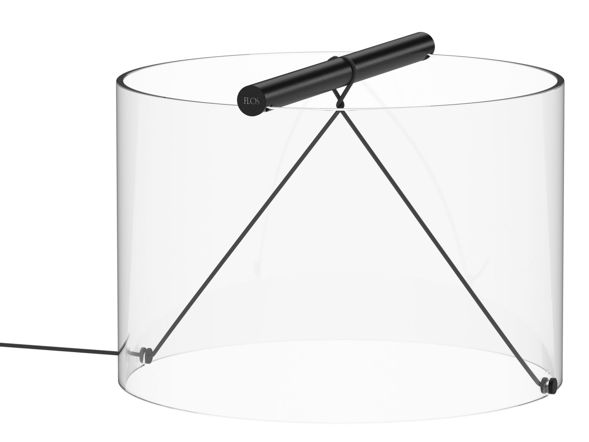 To-Tie T3 LED Table Lamp Flos Black anodised