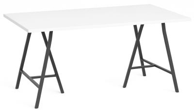 Loop Stand Table TABLE TOP WHITE/FRAME BLACK Hay SINGLE PIECES