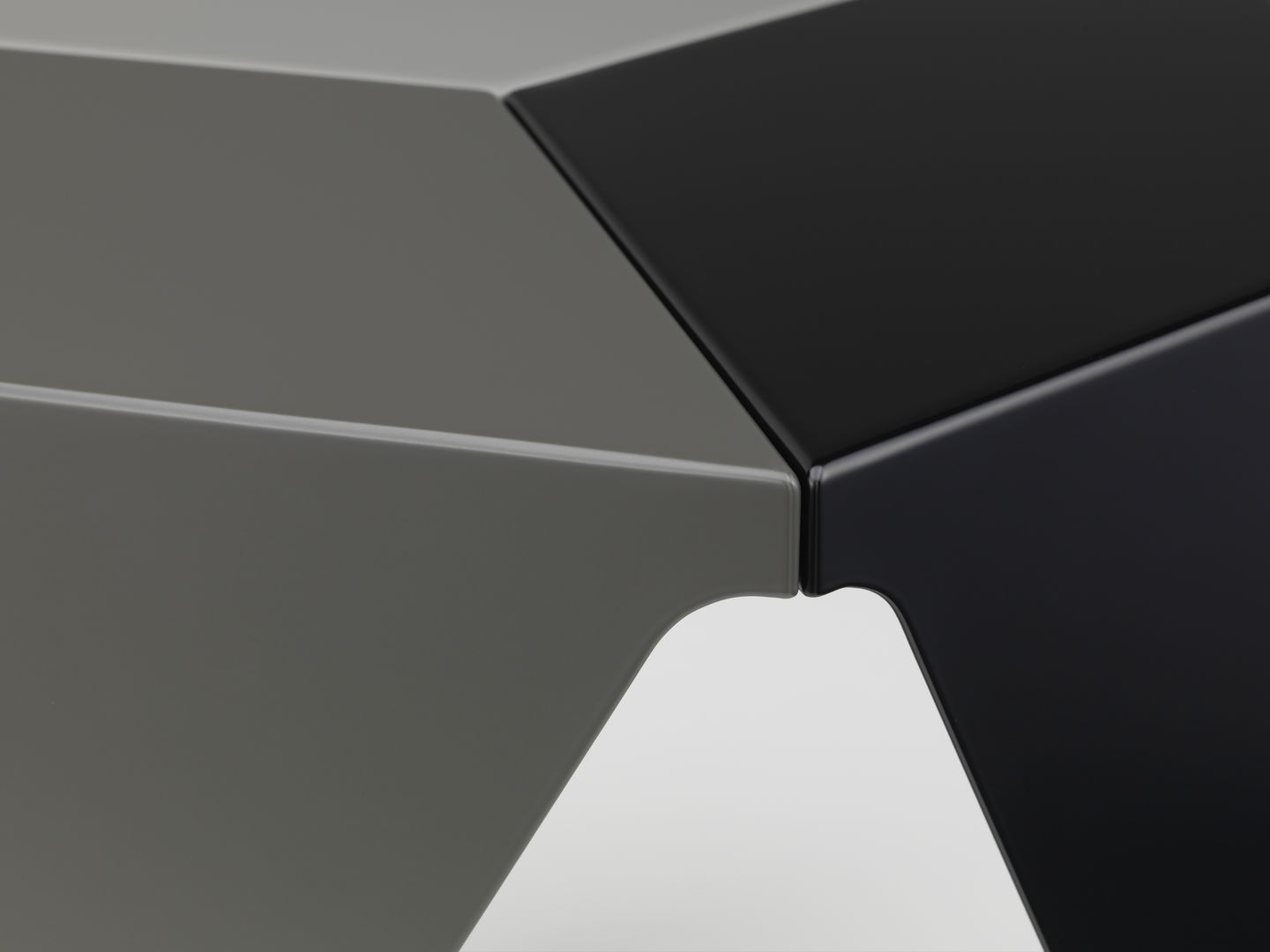 Prismatic Table side table, geometric design, Vitra