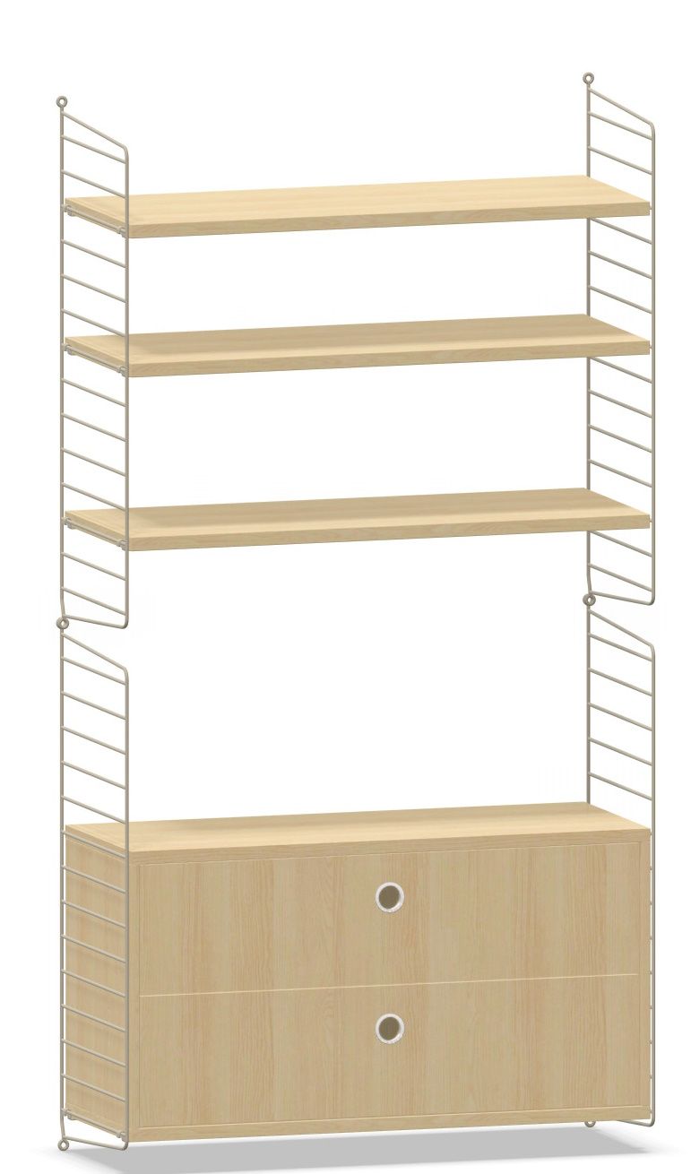 Workstation CONFIGURATIONS W3 String Furniture
