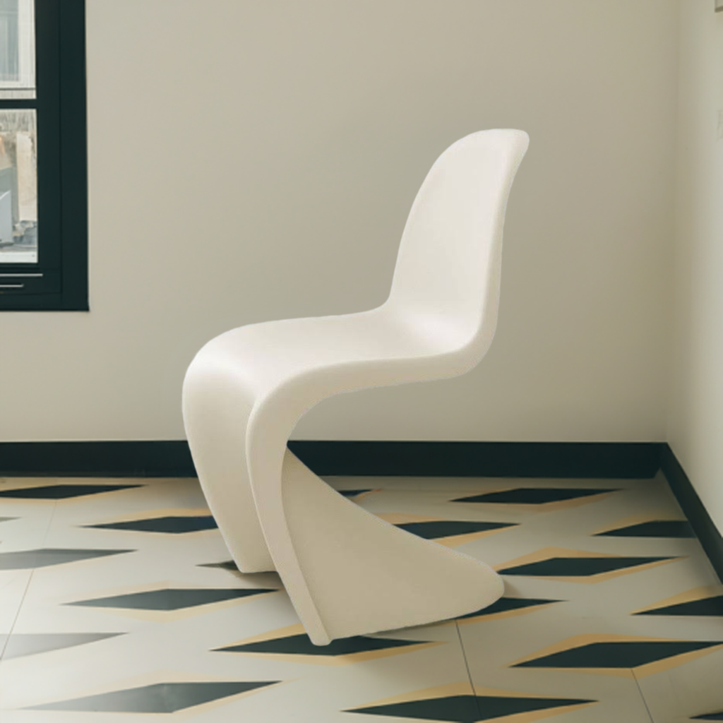 Panton Chair Plastic Chair Beige Vitra SPECIAL VERSION