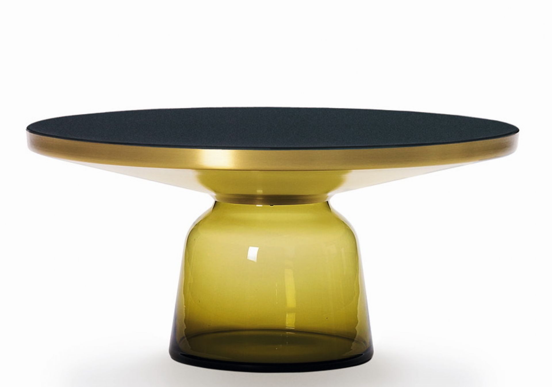 Bell Coffee Table Brass Coffee Table ClassiCon Montana-blue