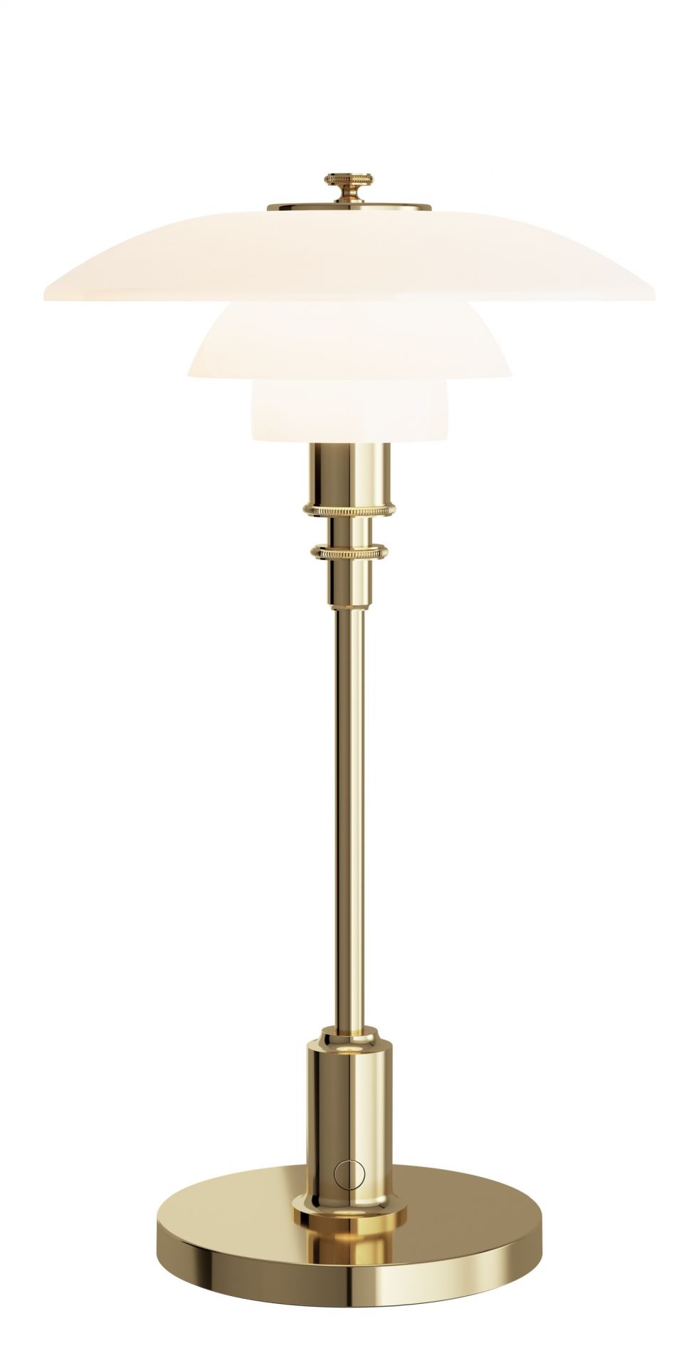 PH 2/1 Portable rechargeable lamp / table lamp Louis Poulsen Brass