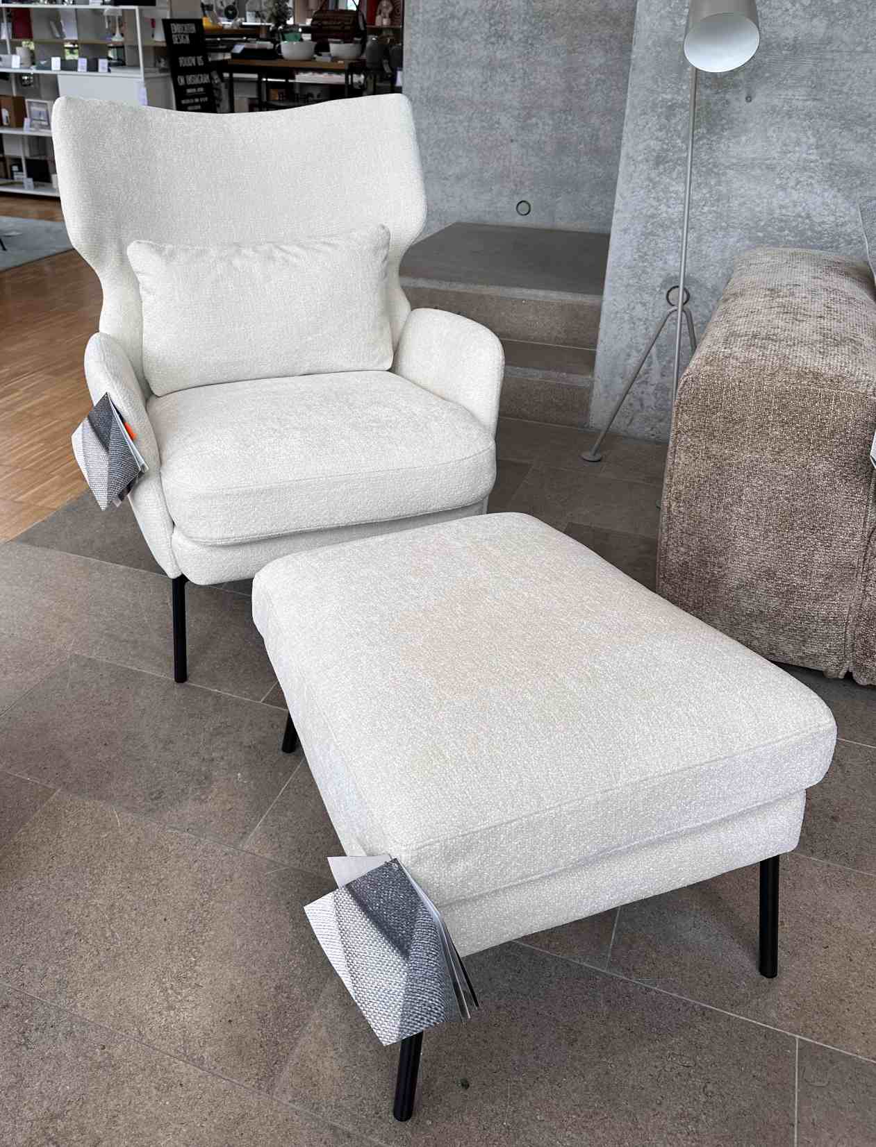 Seatrelax armchair & ottoman house model ed design