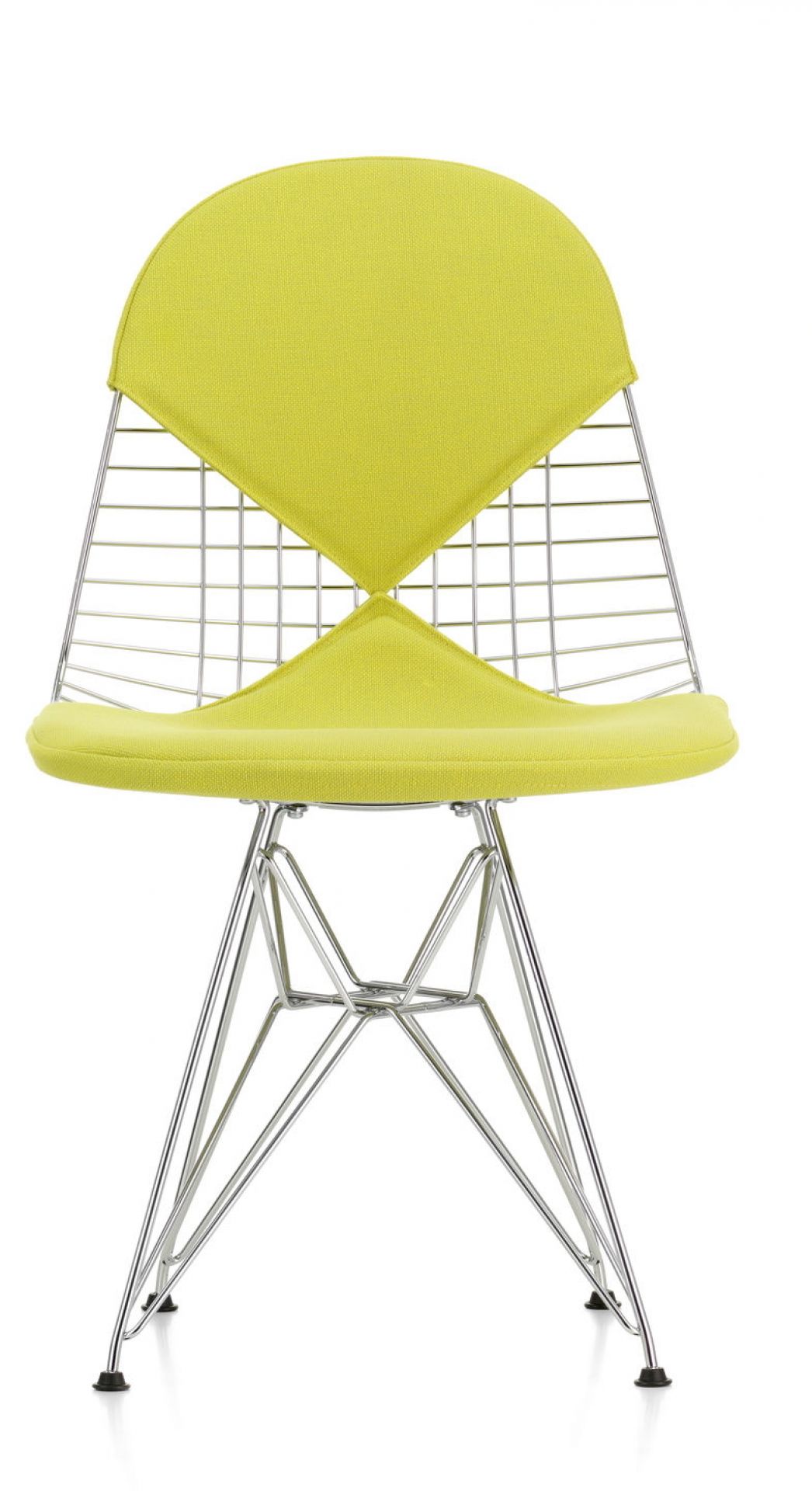 DKR-2 Wire Chair with seat and back cushion Vitra