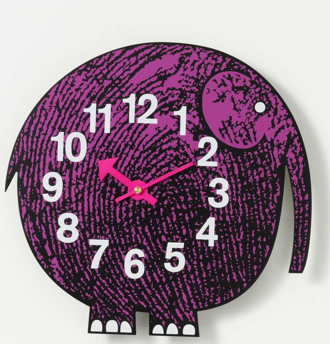 Elihu the Elephant Zoo Timers Wall Clock Vitra